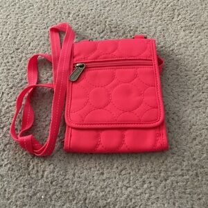 Vera Bradley Vibrant Red Quilted Crossbody Bag